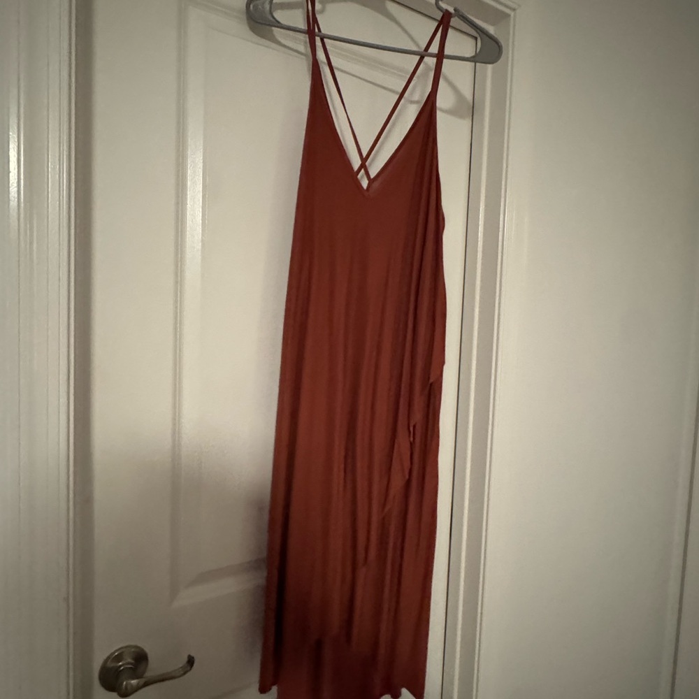 Rust Slip Dress